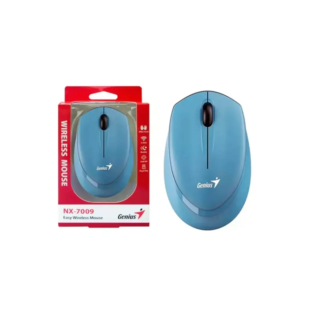 Mouse Genius NX-7009 azul inalámbrico
