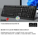 Teclado Genius Usb Smart Kb 100 Negro Con Letra Ñ