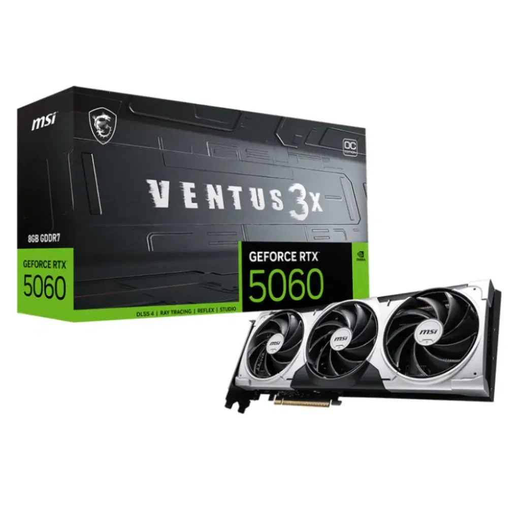 Tarjeta De Video Nvidia Geforce Msi Rtx 5060 Ventus 3x Oc 8 Gigas