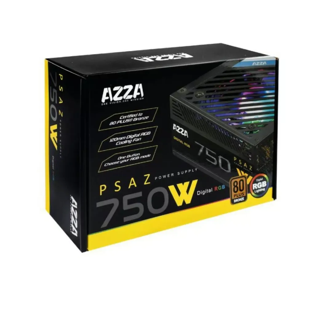 FUENTE AZZA 750W 80 PLUS BRONZE RGB