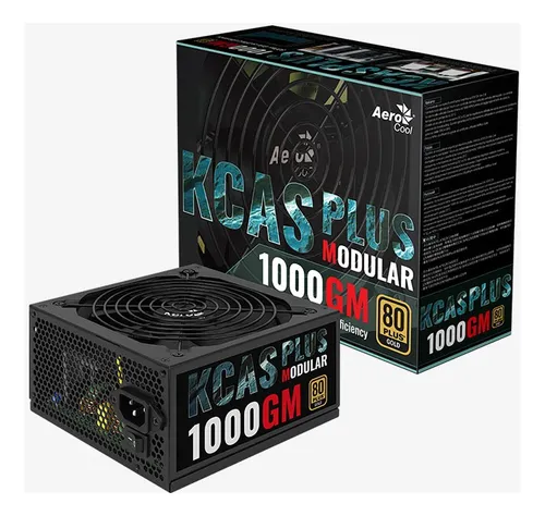 Fuente De Poder AeroCool Kcas 1000W 80+ Gold Semi Modular