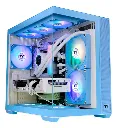 GABINETE THERMALTAKE VIEW 380 TG X2 FAN ARGB X4 HYDRANGEA BLUE