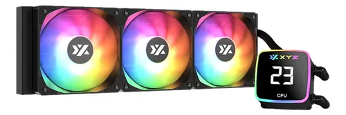 REFRIGERACION LIQUIDA XYZ 360 RGB PANTALLA TEMPERATURA 3. FAN