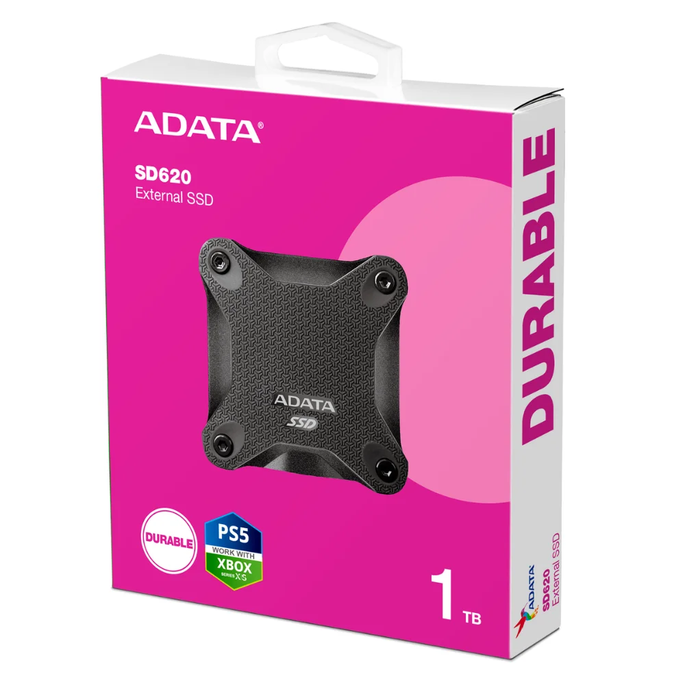 Disco Externo Solido 1TB Adata Antigolpes SD620 SD620-1TCBK