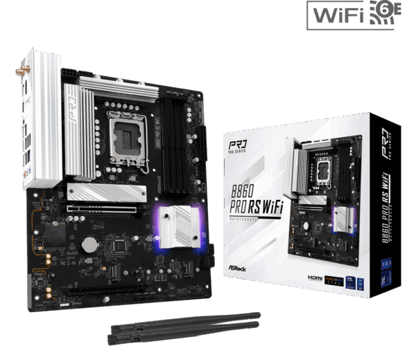 BOARD ASROCK B860 PRO – RS WIFI (A V R) DDR5 LGA 1851 C. ULTRA