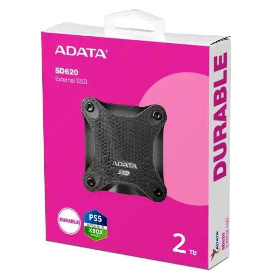 Disco Externo Solido 2TB Adata Antigolpes SD620 SD620-2TCBK
