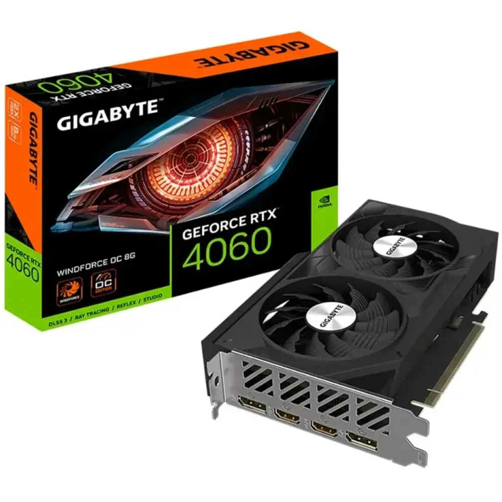 TRJETA DE VIDEO GEFORCE RTX 4060 8GB GIGABYTE WINDFORCE OC 