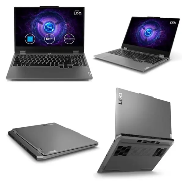 PORTATIL GAMER LENOVO LOQ 15IAX9E - INTEL CORE I5-12450HX 24GB  512GB  RTX 3050 W11P  (83LK004NLM )