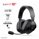 Audifonos Gamer Alámbricos Havit H2230u 3.5Mm Altavoz 50Mm