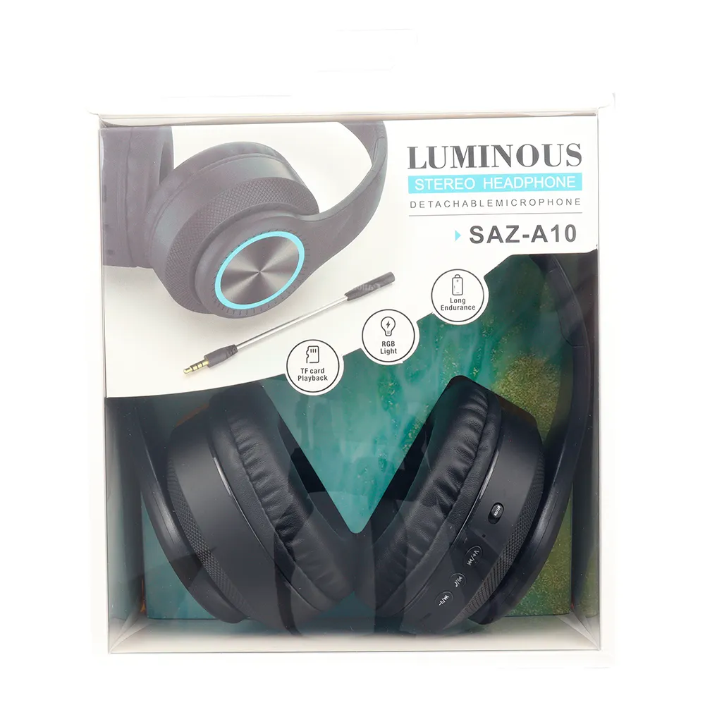 AUDIFONOS DIADEMA NEGRA BT – SAZ-A10