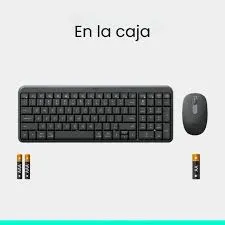 Combo   Inalámbrico   Bluetooth   Logitech   MK250   con   Diseño   Compacto