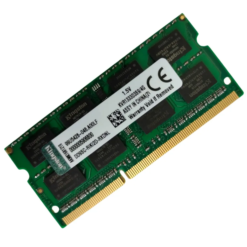 Memoria Ram Ddr3 4GB Kingston para Portátil 1333 MHZ KVR1333D3S9/4G