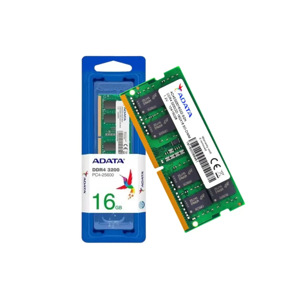 Memoria Ram 16gb Ddr4 Portátil Adata 3200mhz AD4S320016G22-SGN