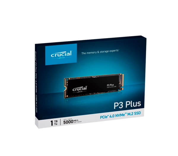 Disco Solido M.2 Crucial P3 Plus 1TB PCIe 4.0 NVMe CT1000P3PSSD8