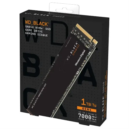 Disco Solido M.2 Western Digital Black SN850X NVMe 1TB PCI-Express 4.0 x4 WDS100T2X0E