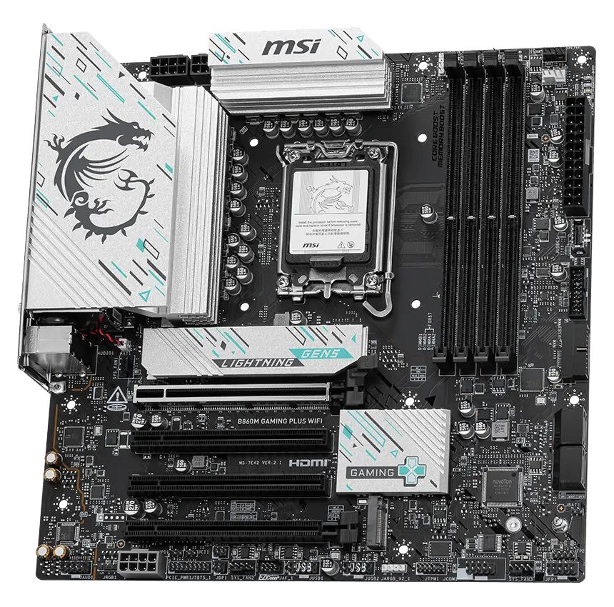 Board Msi B860 Gaming Plus Wifi 4 Gpu Thunderbolt 4ddr5
