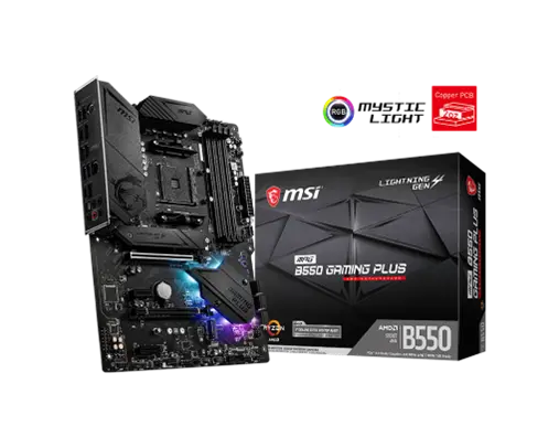 Board Msi B550 Gaming Plus Cross A.V.R 4 Ddr4 Ryz