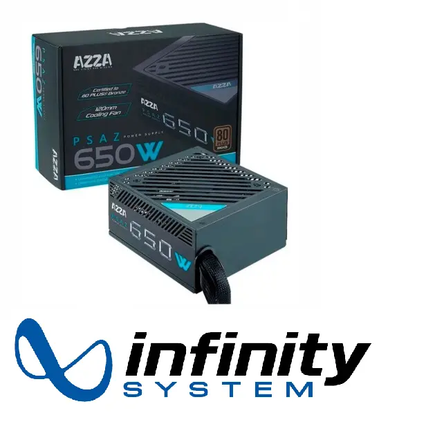 FUENTE AZZA 650W 80 PLUS BRONZE