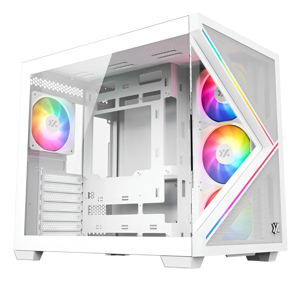 Chasis Gamer Xyz Qubex White