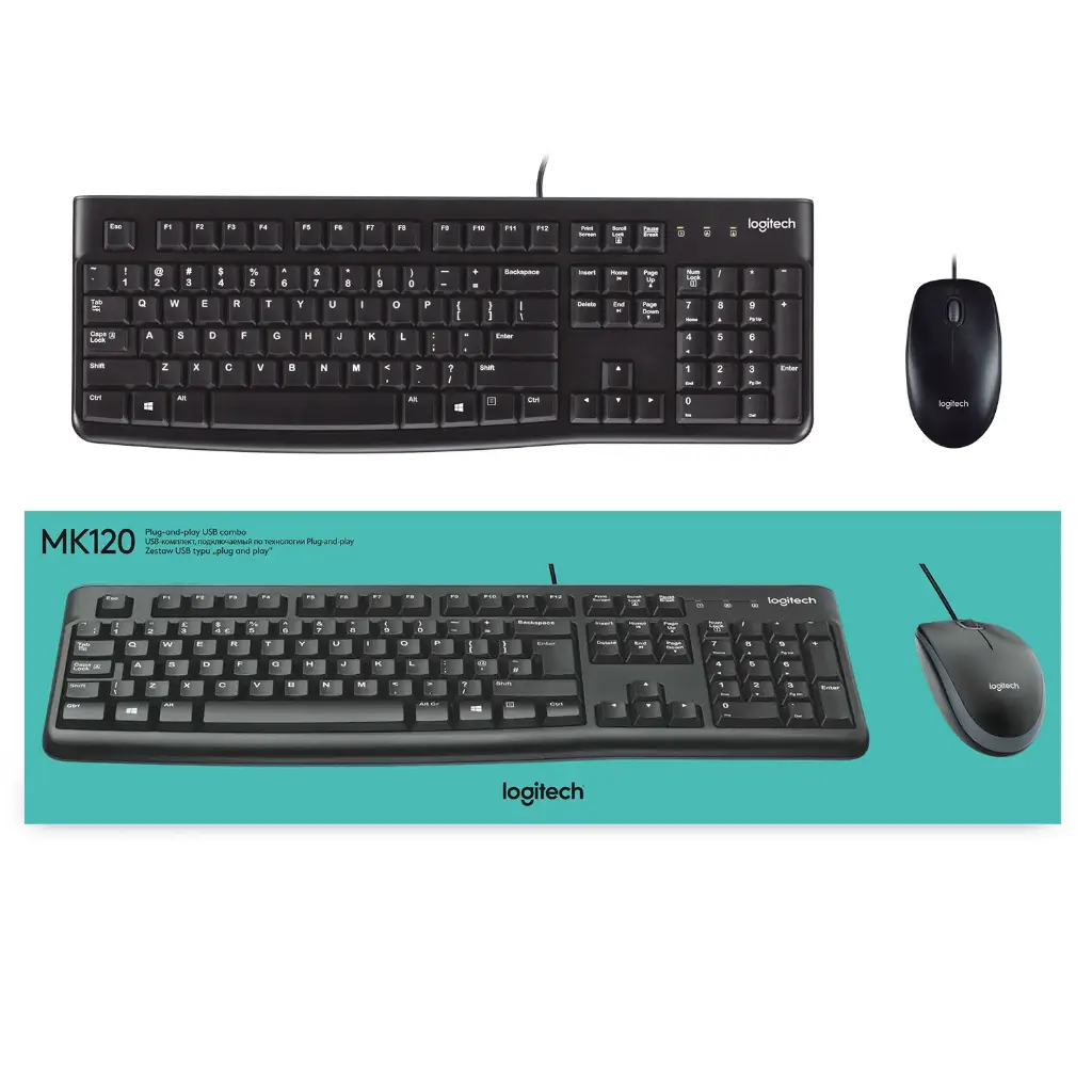Combo Teclado Y Mouse Logitech Mk120