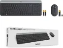 Combo Logitech Mk470 Slim Teclado Y Mouse Inalámbrico Negro